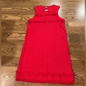 J. Crew fringe crochet dress size XL